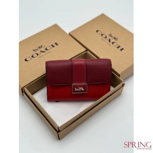 КОШЕЛЕК ЖЕНСКИЙ COACH КАЧЕСТВО ЛЮКС ЗЕРКАЛЬНАЯ КОПИЯ 1 В 1 В КОМПЛЕКТЕ КОШЕЛЕК ПЫЛЬНИК КОРОБКА