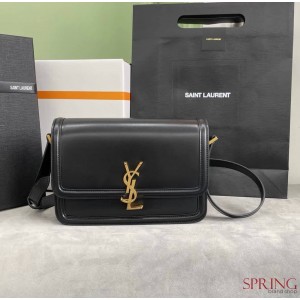 YSL СУМКА SOLFERINO ВЫСОТА РЕМЕШКА 39СМ БРОНЗОВАЯ МЕТАЛЛИЧЕСКАЯФУРНИТУРА КОЖАНАЯ ПОДКЛАДКА